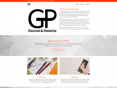 gpelectricalandplastering.co.uk snapshot