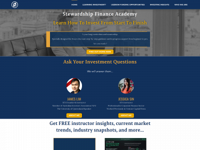 stewardshipfinanceacademy.com snapshot