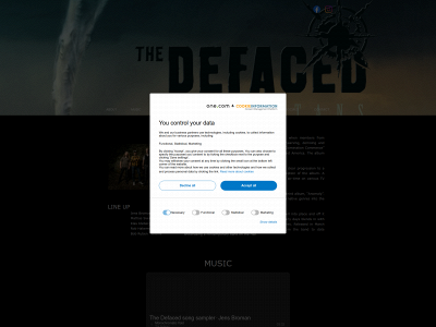 thedefacedofficial.com snapshot