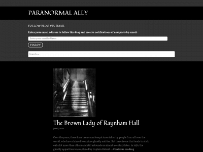 paranormalally.com snapshot
