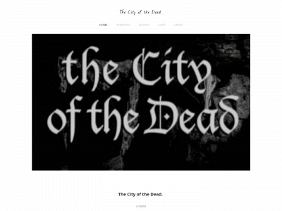 the-city-of-the-dead.weebly.com snapshot
