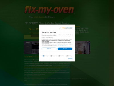 fix-my-oven.co.uk snapshot