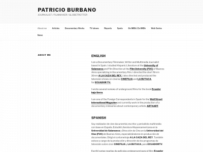 patricioburbano.com snapshot