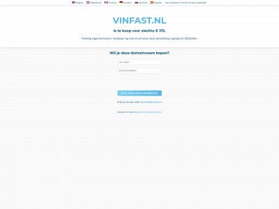 vinfast.nl snapshot