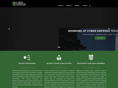 cyberdefensetechnologies.com snapshot