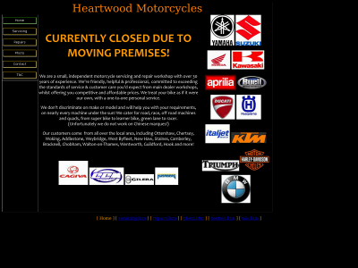 heartwoodmotorcycles.co.uk snapshot