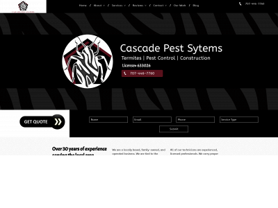 cascadepestsystems.com snapshot