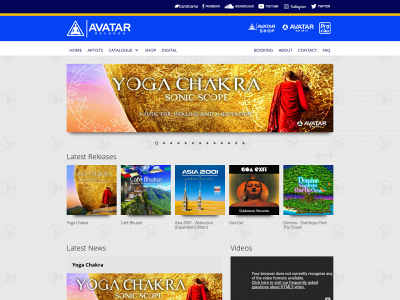 avatar-music.com snapshot