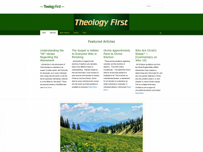 theologyfirst.org snapshot