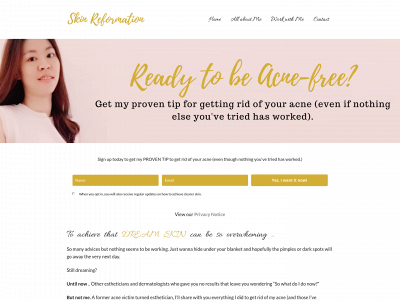 skinreformation.com snapshot