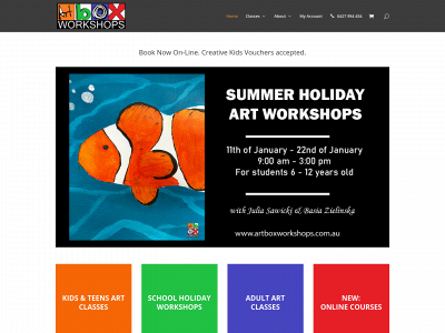 artboxworkshops.com.au snapshot