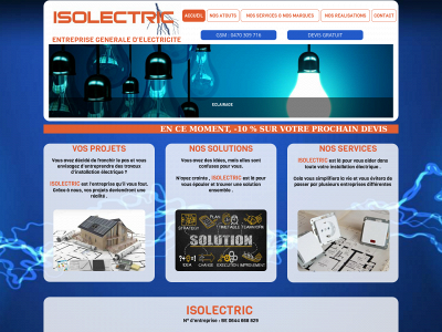 isolectric.be snapshot