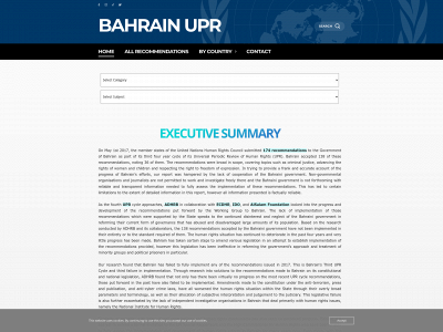 bahrain-upr.org snapshot