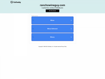 ranchowineguy.com snapshot