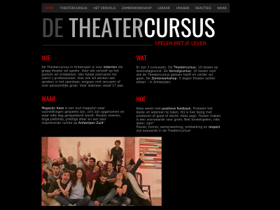 theatercursus.be snapshot