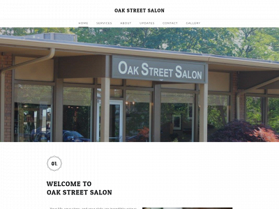 oakstreetsalon.com snapshot