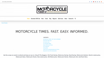 motorcycletimes.com snapshot