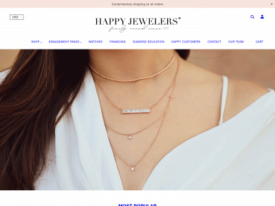 happyjewelers.com snapshot