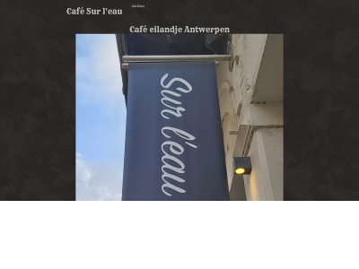 cafe-sur-leau.be snapshot