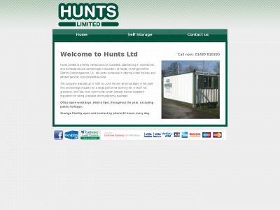 hunts-storage.uk snapshot