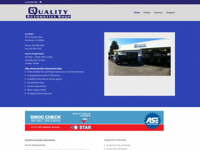 qualityautomotiveshop.com snapshot