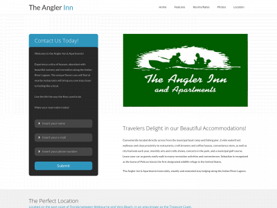 angler-inn.com snapshot