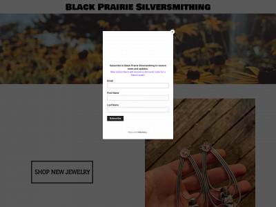 blackprairiesilver.com snapshot