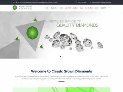 classicgrowndiamonds.com snapshot