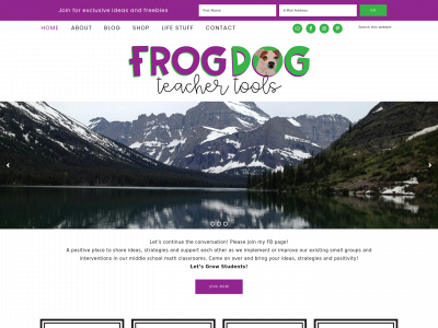 frogdogteachertools.com snapshot