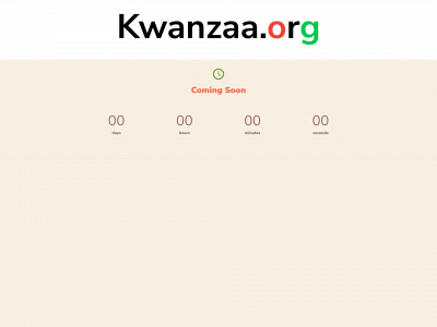 kwanzaa.org snapshot
