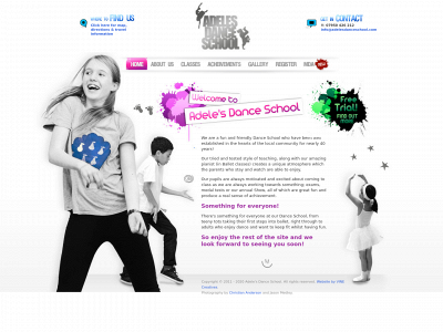 adelesdanceschool.com snapshot