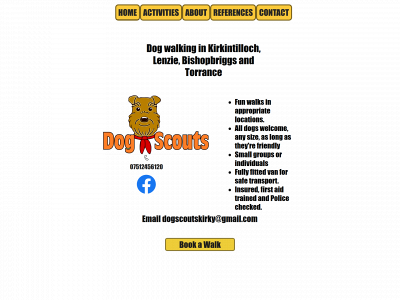dogscouts.co.uk snapshot