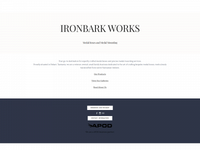 ironbarkworks.com.au snapshot