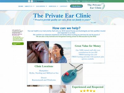 the-private-ear-clinic.co.uk snapshot