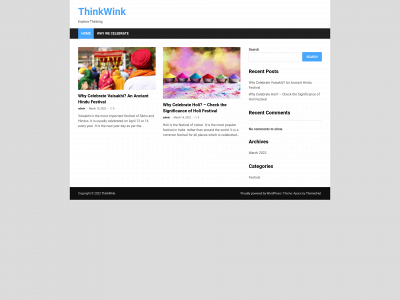 thinkwink.co.in snapshot