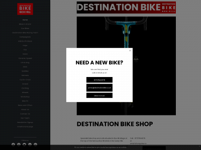destinationbike.co.uk snapshot