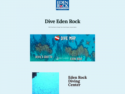 edenrockdivingcenter.com snapshot