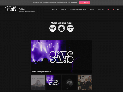 gaate-music.com snapshot