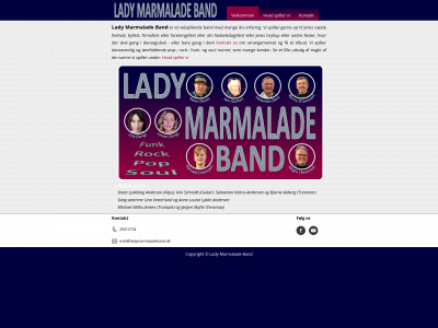 ladymarmaladeband.dk snapshot