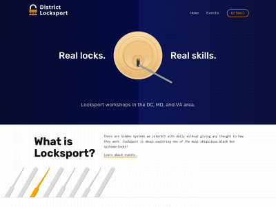 districtlocksport.com snapshot