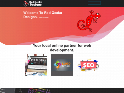 redgeckodesigns.co.uk snapshot