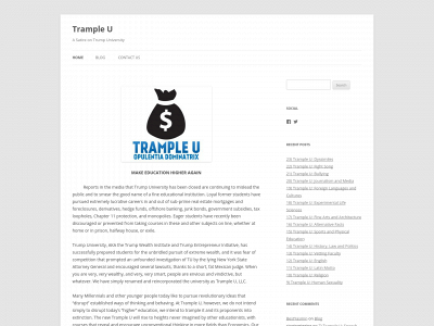 trample-u.org snapshot