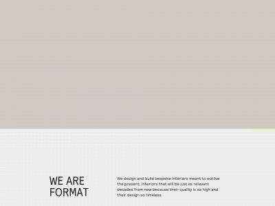 format.furniture snapshot