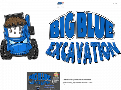 bigblueexcavation.com snapshot