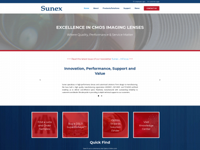 sunex.com snapshot