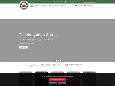hungariangrocer.co.uk snapshot