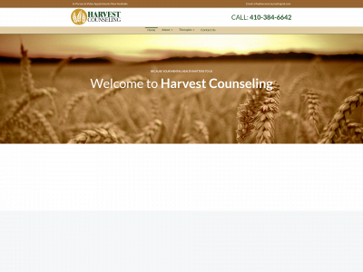 harvestcounselingmd.com snapshot