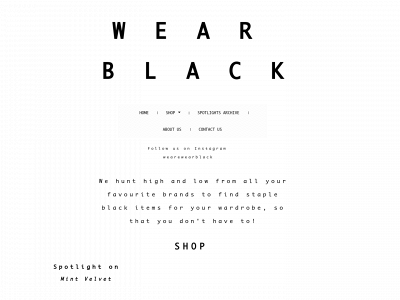 wearblack.co.uk snapshot