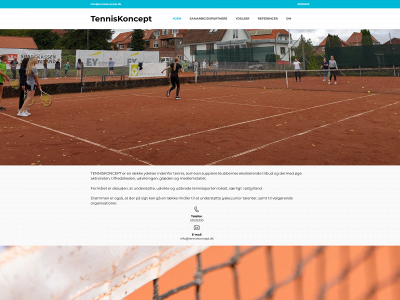 tenniskoncept.dk snapshot
