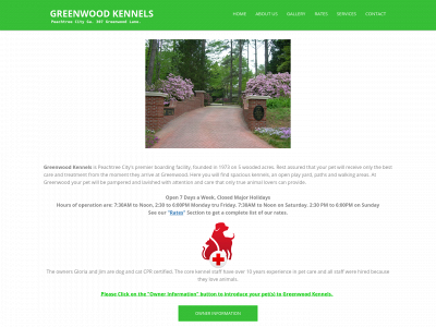 greenwoodkennels.com snapshot